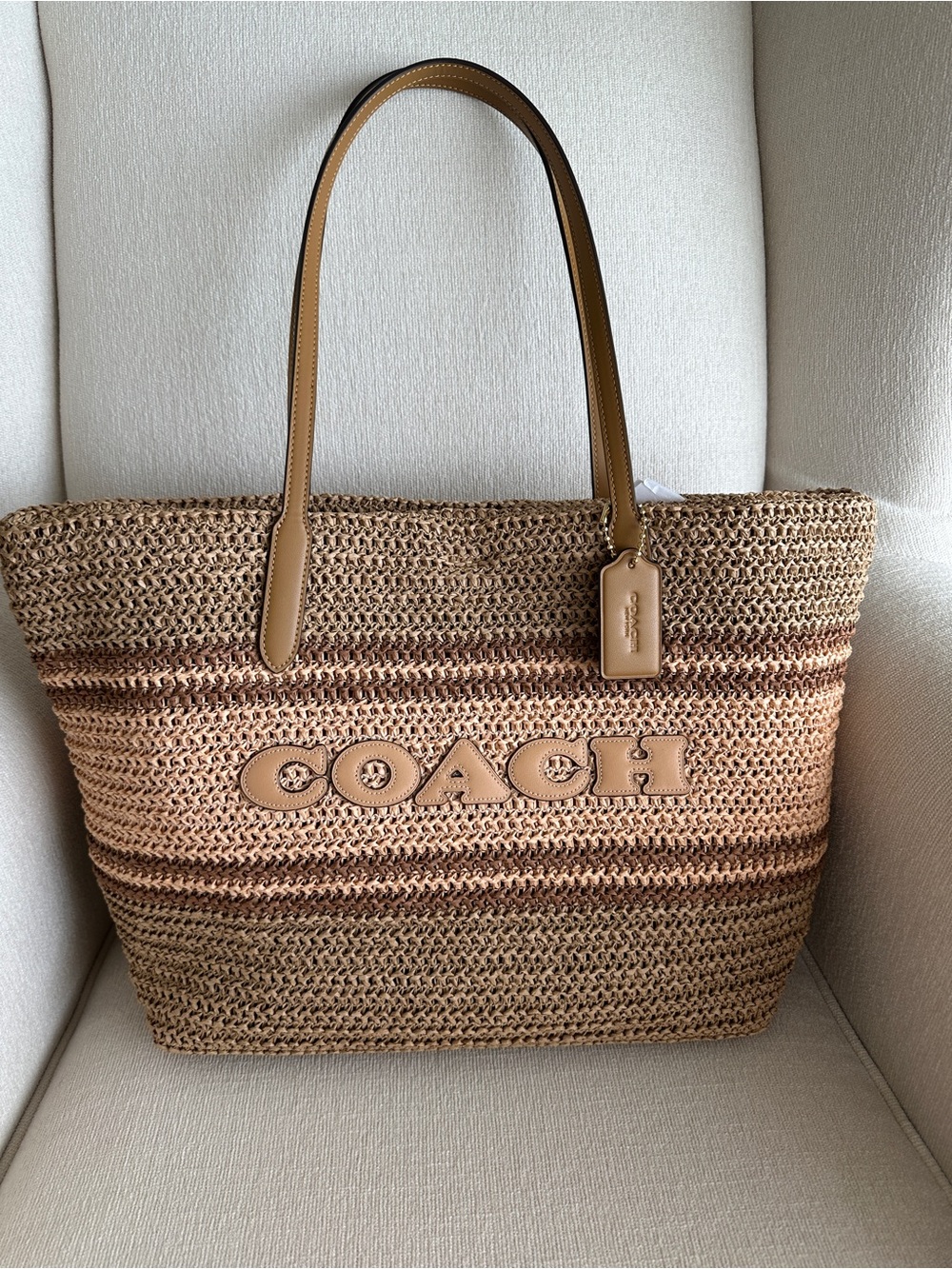 Coach Straw City Tote